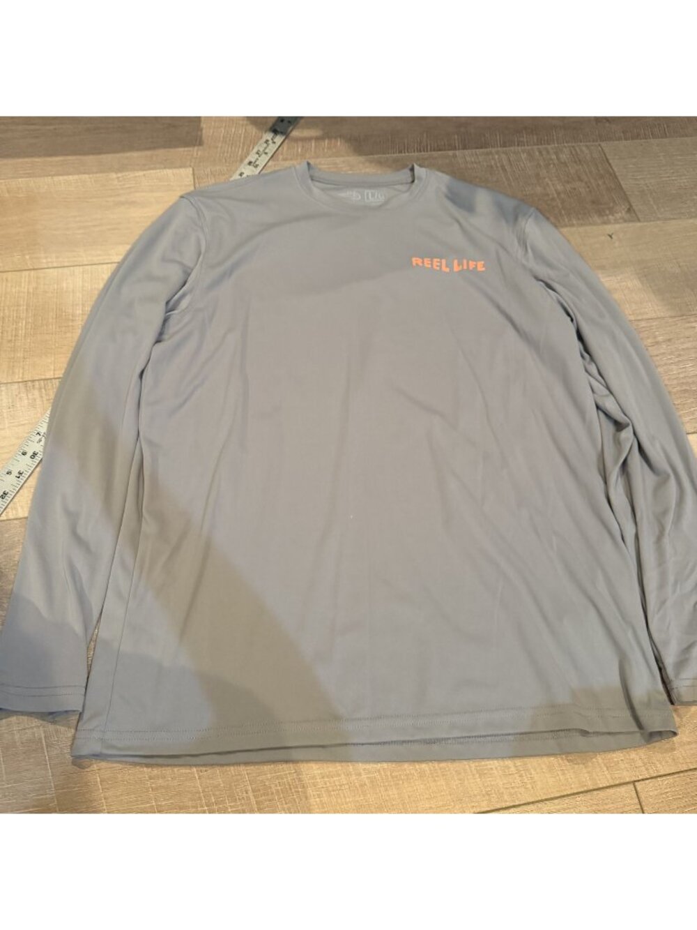 Reel Life Mens Long Sleeve Dri Fit Fishing Boat Shirt Large
